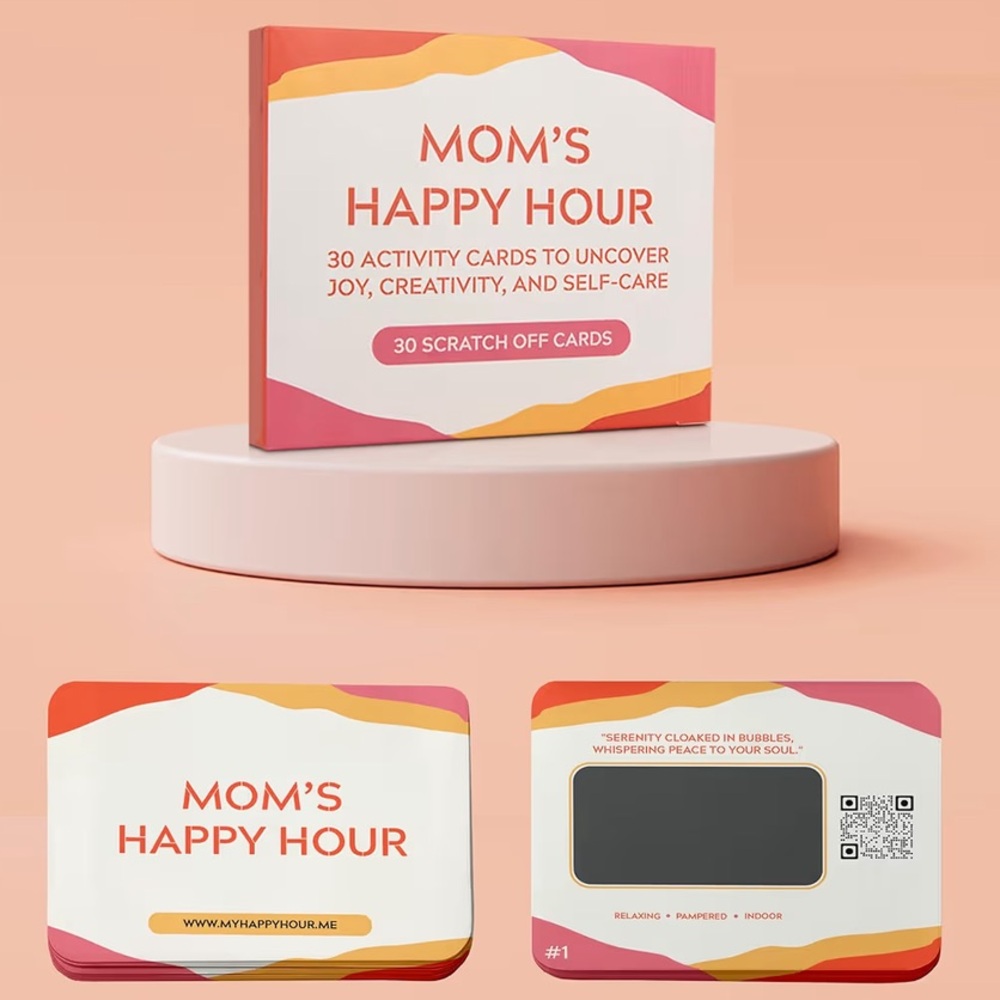 NEW Mom's Happy Hour Activity Cards